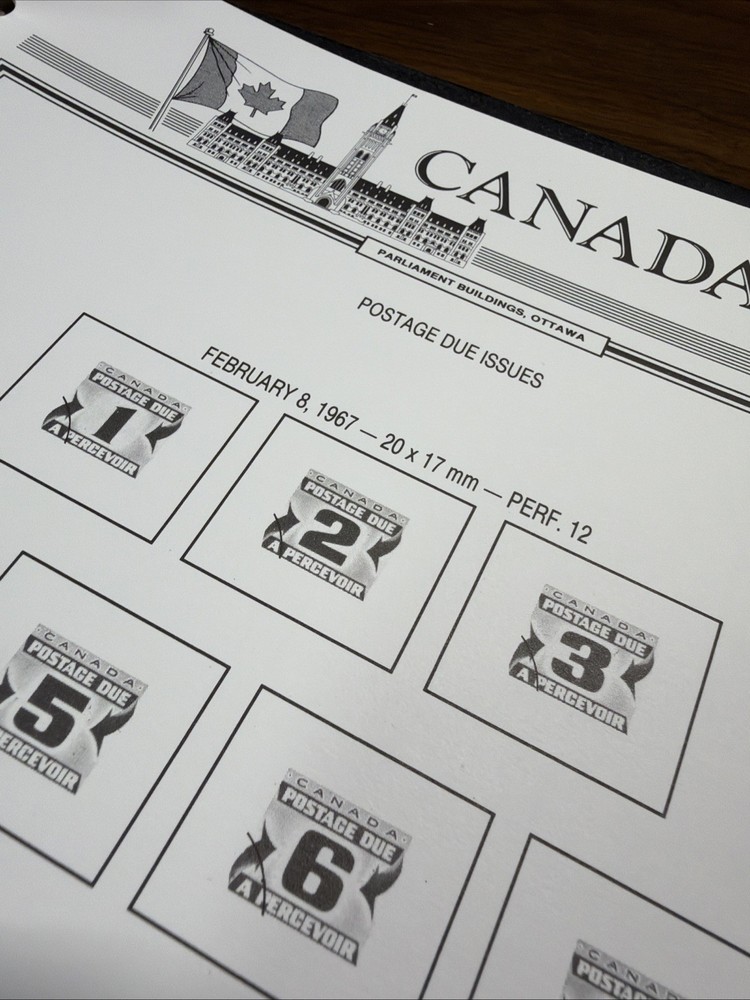 Parliament Canada Stamp Album, 1851-1980