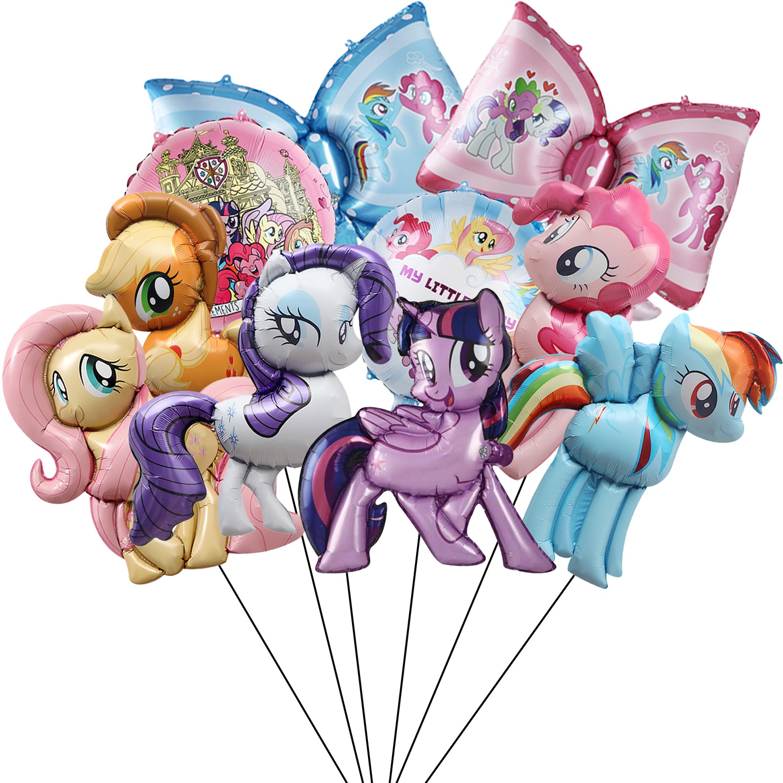 My Little Pony Foil Balloons Set My Little Pony Birthday Party Decoration Kids