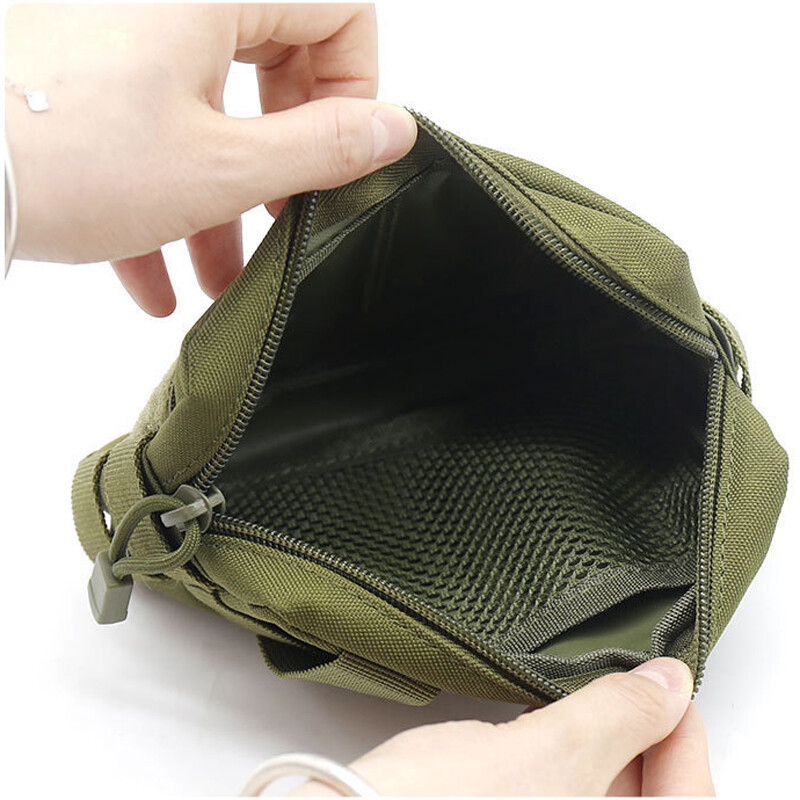 Tactical Molle Horizontal Admin Pouch Multi-Purpose EDC Utility Tool Pouch Bag