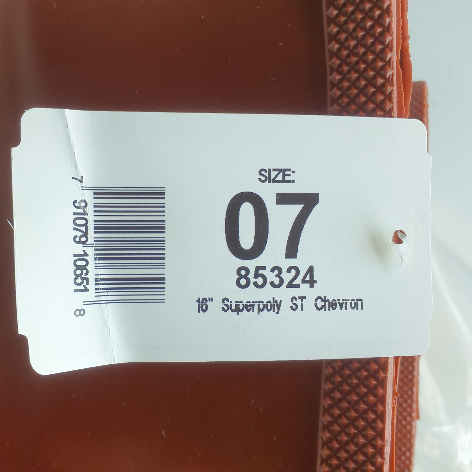 Dunlop 853240733 Superpoly Steel Toe Rubber Boot Size 7 Mens Brick Red