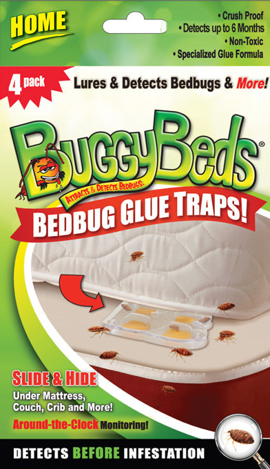 (New) 2 Boxes for Sales - Buggy Beds bed bug monitors ( 4-pack /box)