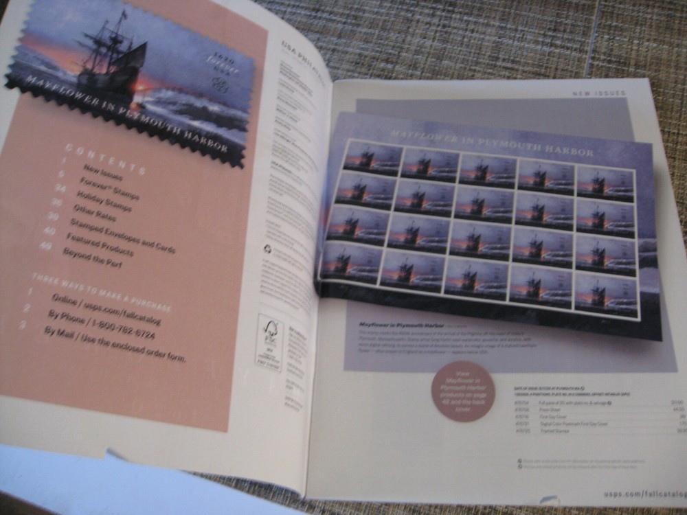 USA Philatelic Catalog 2020 - Mayflower/ Hot Wheels/ Scooby Doo