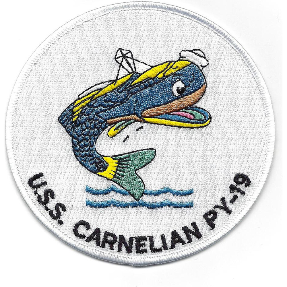 USS Carnelian PY-19 Patrol Yacht Ship Patch