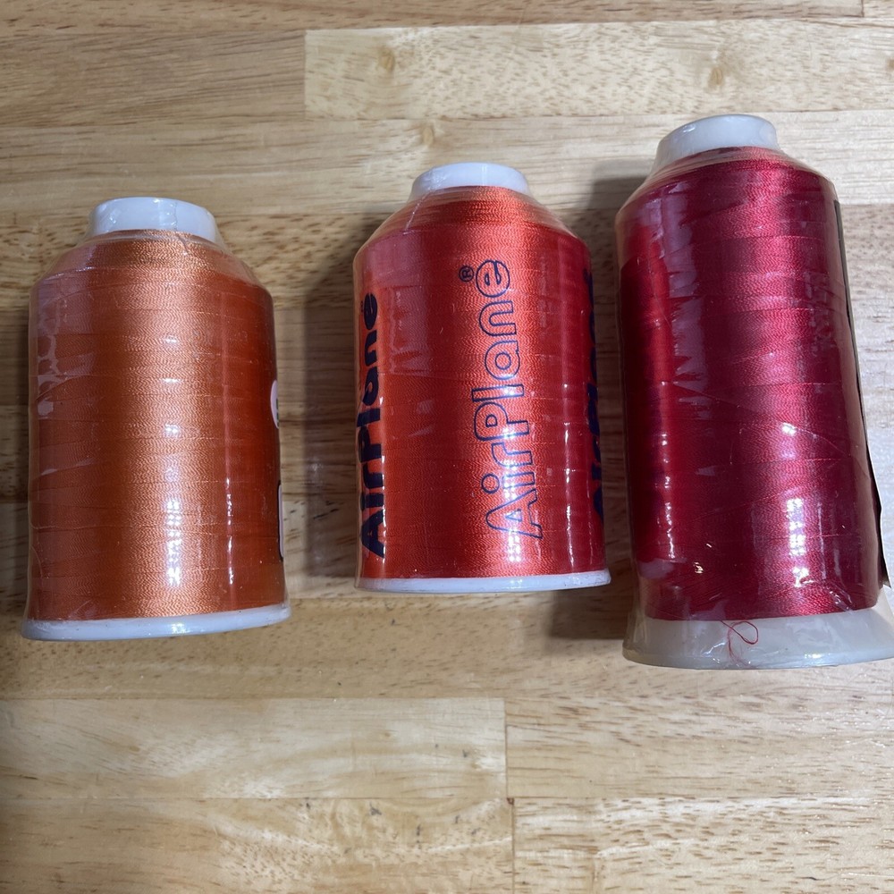 New 3 CONES 5000 Meter Machine Embroidery Thread