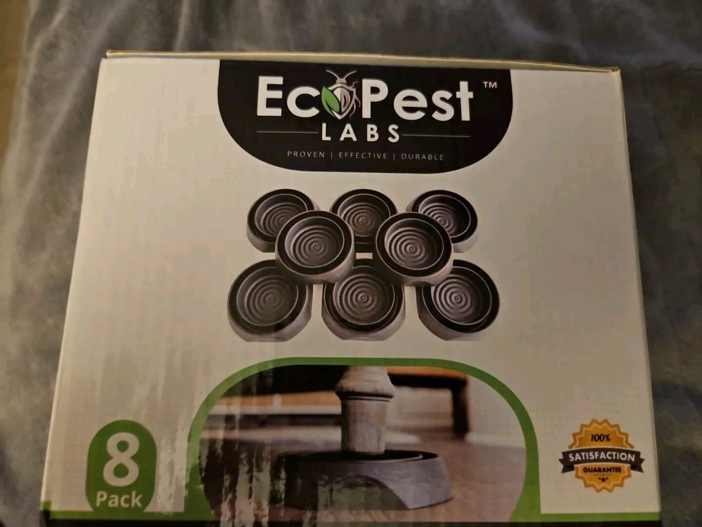 EcoPest Labs Bed Bug Blocker Pro Eco Friendly Interceptor Traps 8-Pack