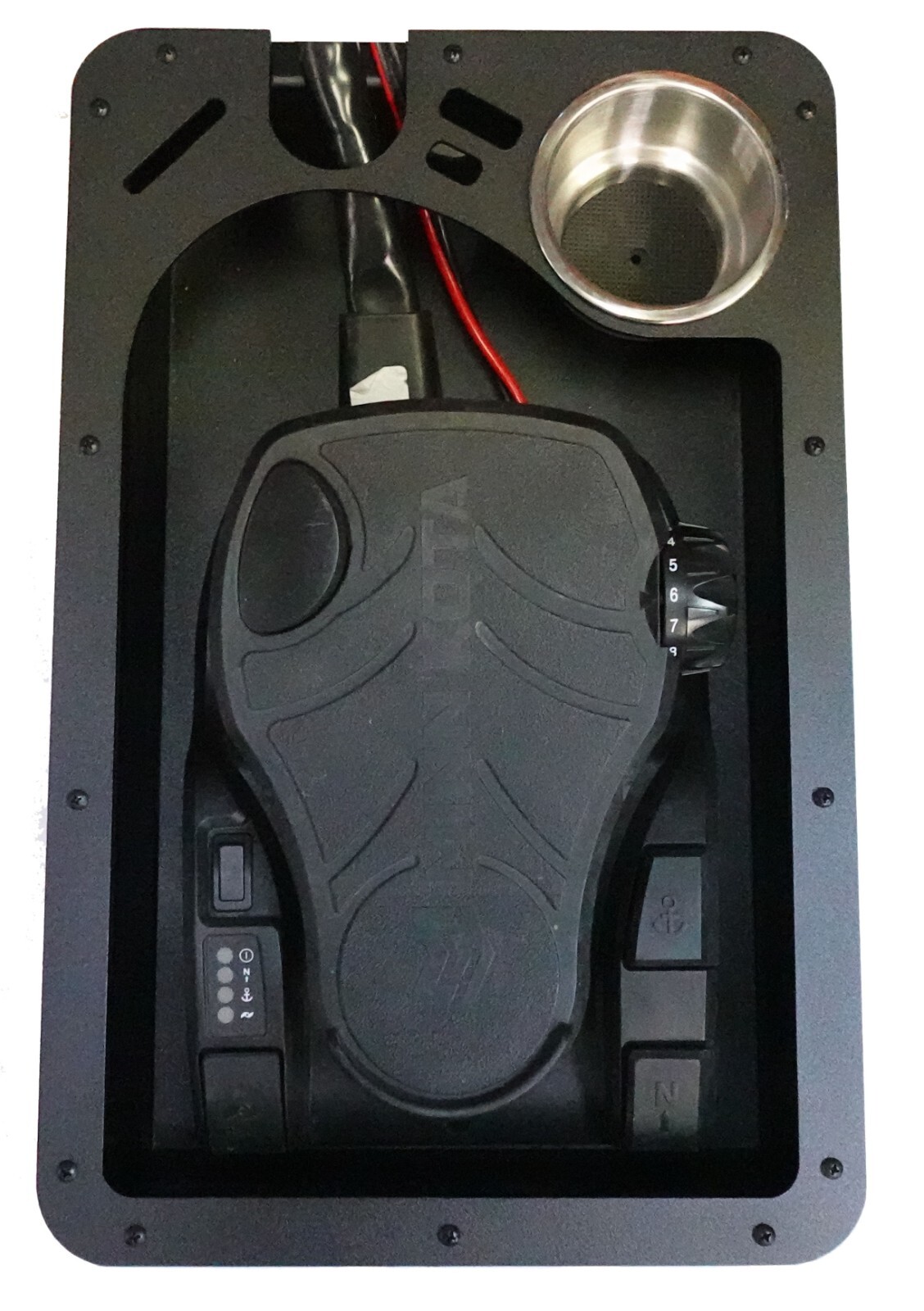 Premium Pre-Drilled Ultrex Recessed Trolling Motor Foot Pedal Pan Tray