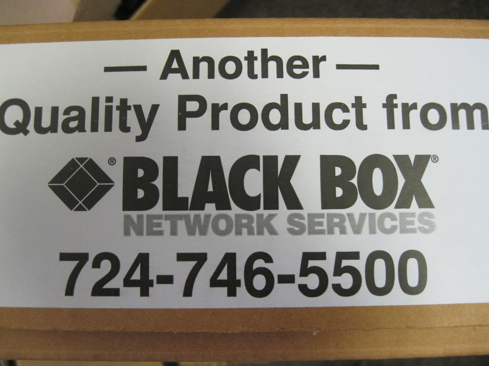 BLACK BOX SROO1A RACKMOUNT CHASSIS-BLANK