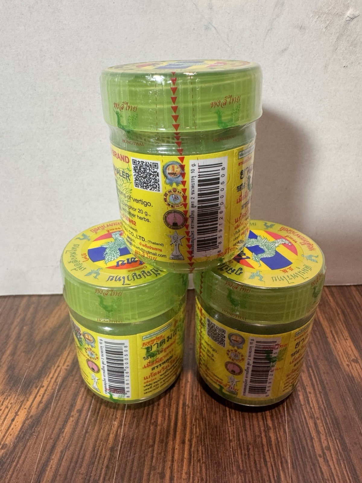 New & Sealed! Traditional Thai Herbal Inhaler (Pack of 3) Free SHIP FROM USA