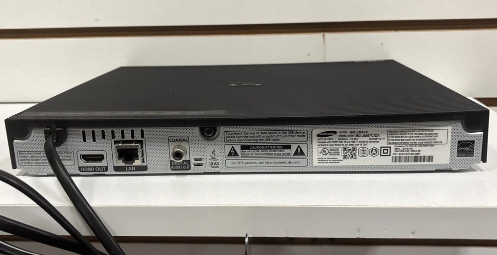 Samsung BD-JM57C Blu-Ray DVD Player