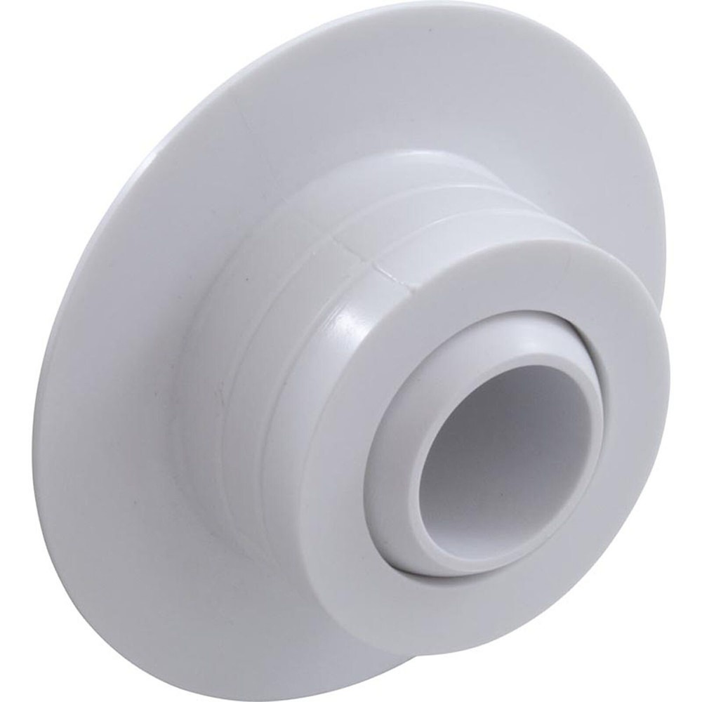 Wall Fitting, BWG/HAI Hydro Jet Gunite, Dir, Smth, White