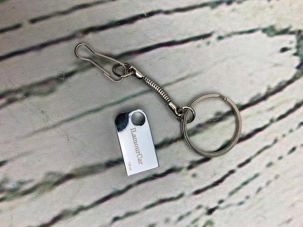 16GB USB Flash Drive Car Silver