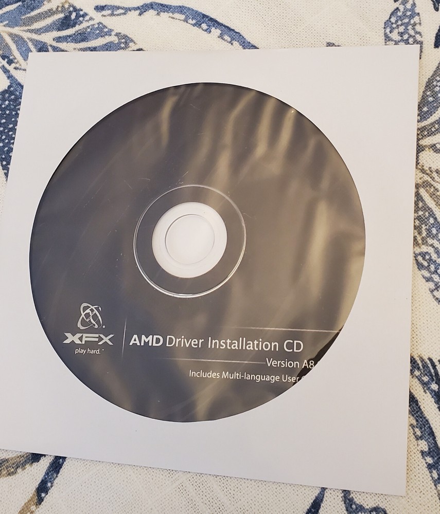 XFX AMD Driver Installation CD (Version A8.84W)
