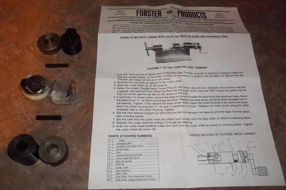 Forster, Outside Neck Turner Accessory, 3ct