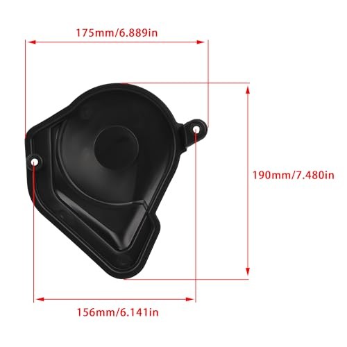 Engine Case Saver Cover Protector Compatible with Talaria Sting MX3 MX4 Black
