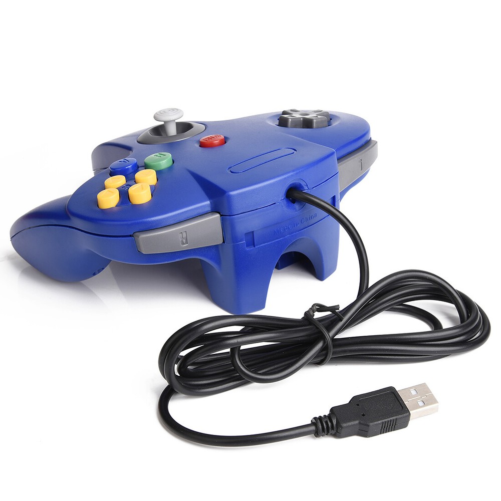 Wired USB Classic N64 Controller Gamepad for Window PC MAC Linux Raspberry Pi 3