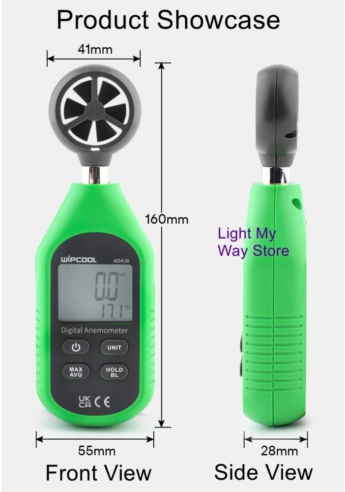 ADA30 Handheld Anemometer Digital Anemometer High Accuracy Anemometer