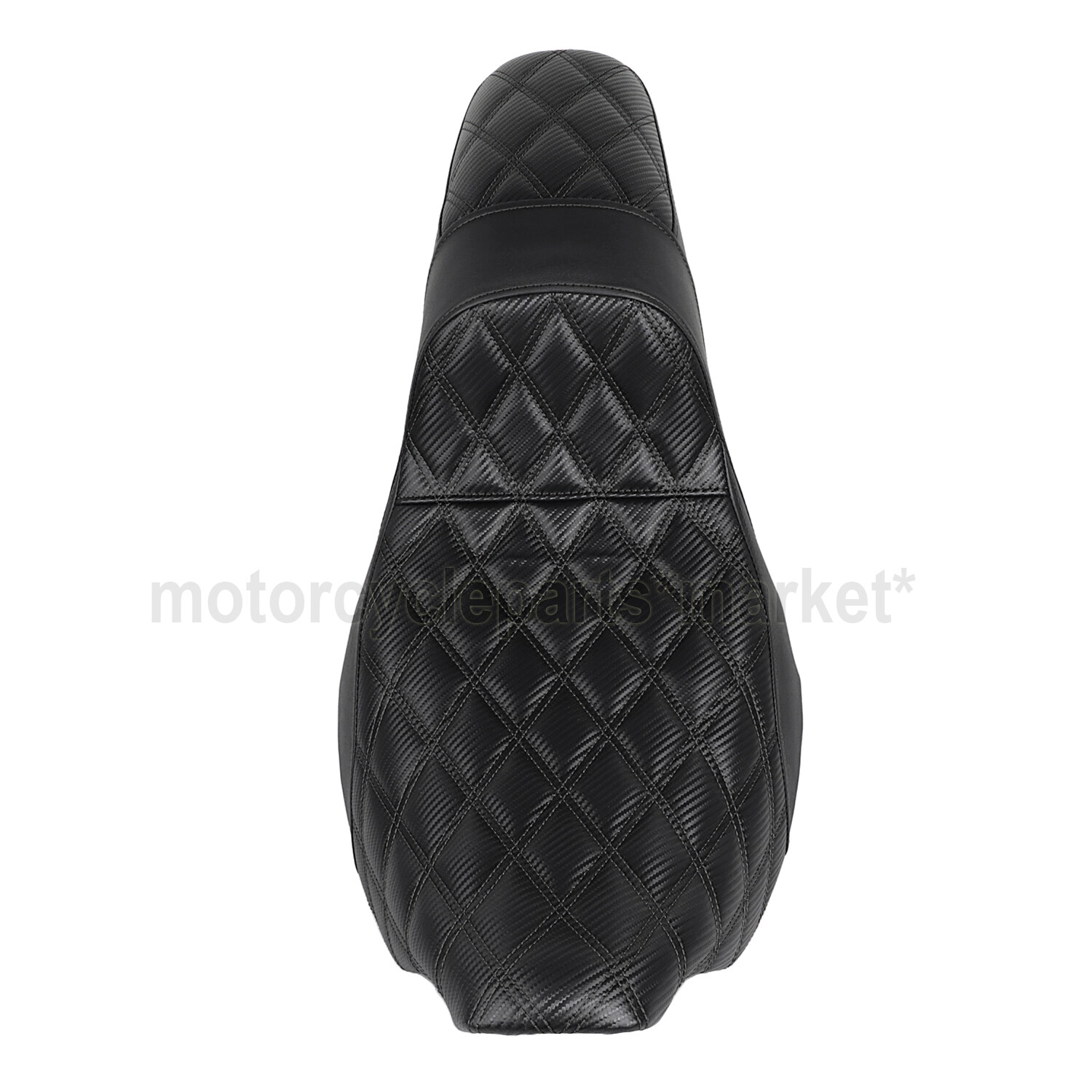 Step-Up Lattice Stitch Seat For Harley 2008-2023 Electra Road Street Glide Black