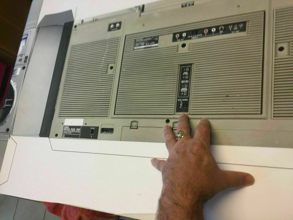 sharp gf-777 FULL SIZE boom box star paper model trek plan prop
