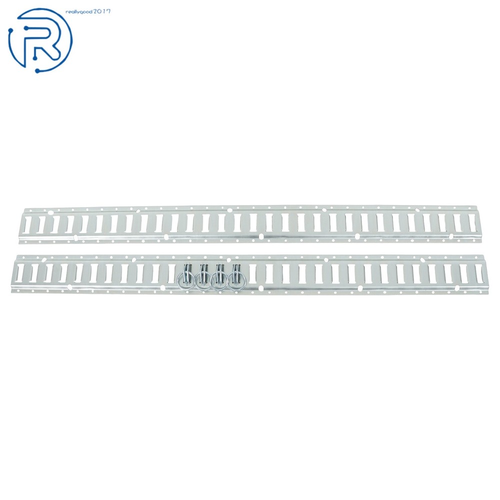 Durable 12 Pack 5' E Track Tie Down Rail System Horizontal High Quality For Vans