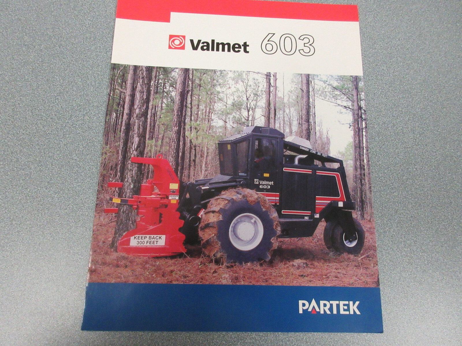 Valmet 603 Feller Buncher Brochure 6 page