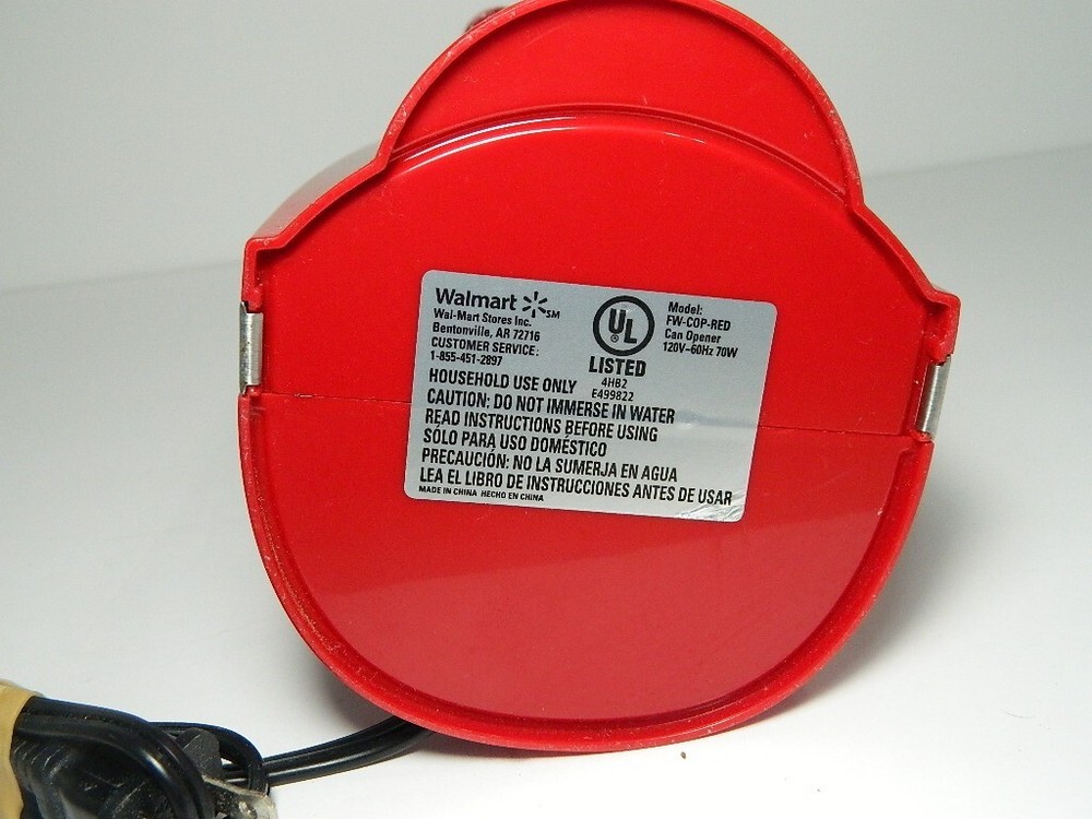 Farberware Electric Can Opener Model FW-COP-RED