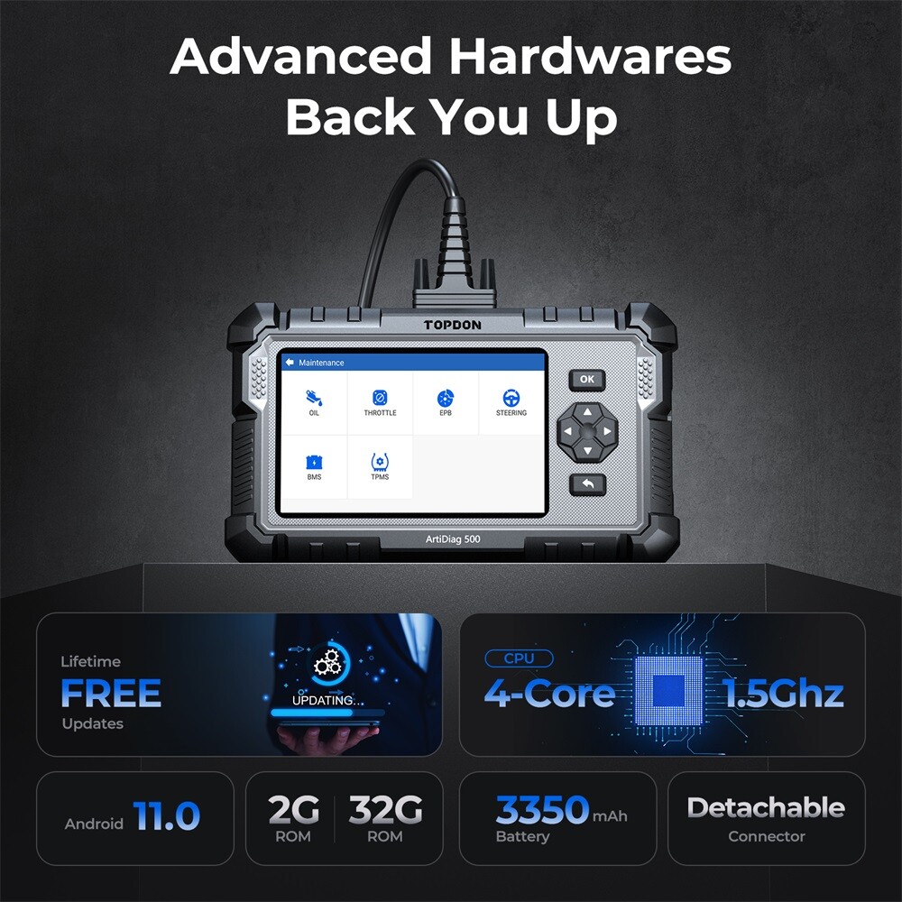 Car OBD2 Scanner CAN OBD Code Reader ABS SRS Transmission Engine Diagnostic Tool
