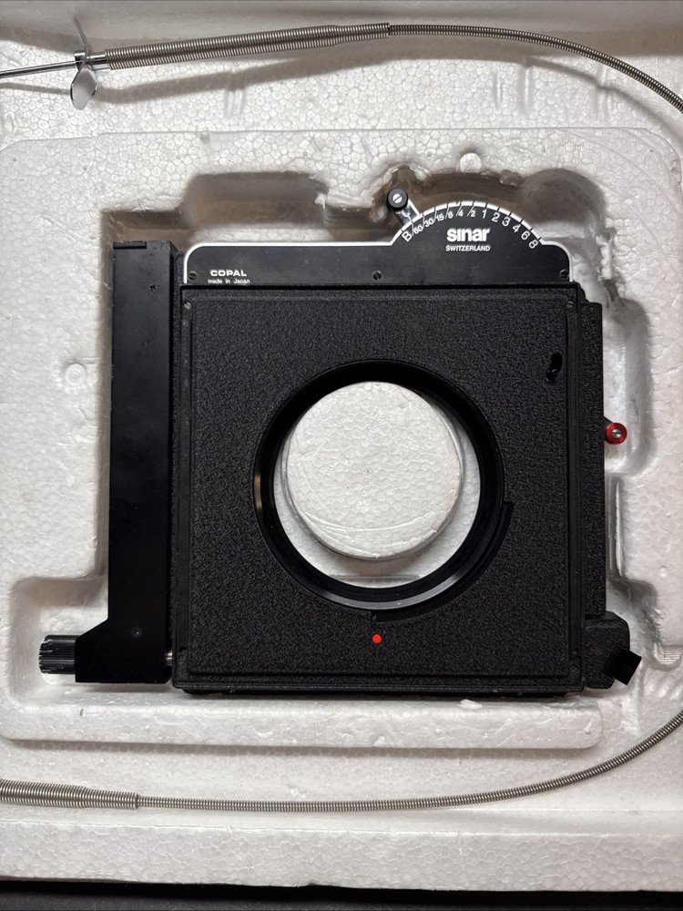 Sinar Copal Automatic Shutter W/ Flash Cable And Plunger + Barn Door - Pre Owned