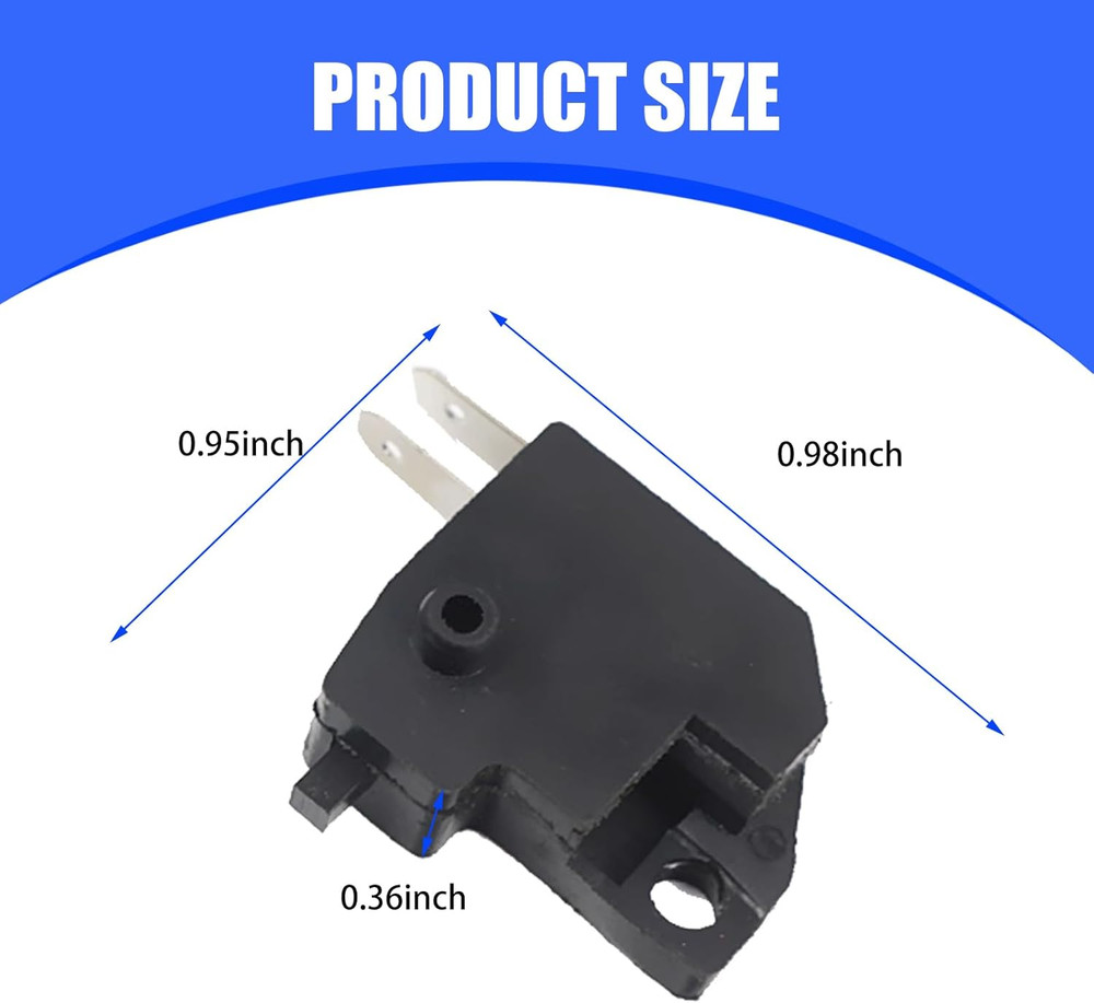 2 PCS Motorcycle Right Brake Light Switch Kit for Off-Road Vehicles