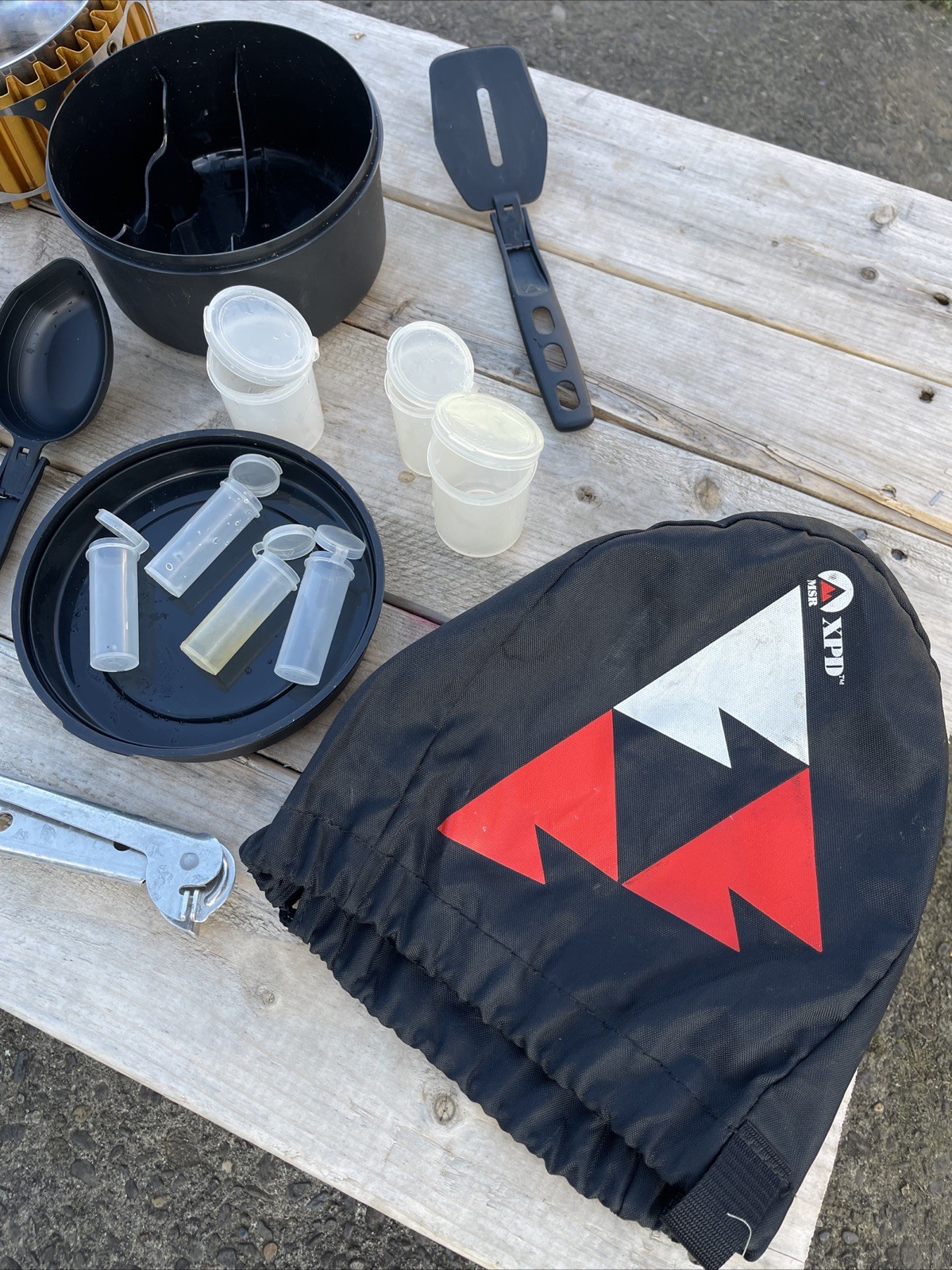 MSR Alpine XPD Set 18 Pieces & Heat Exchanger Pots & Handle 8.5" Dia.