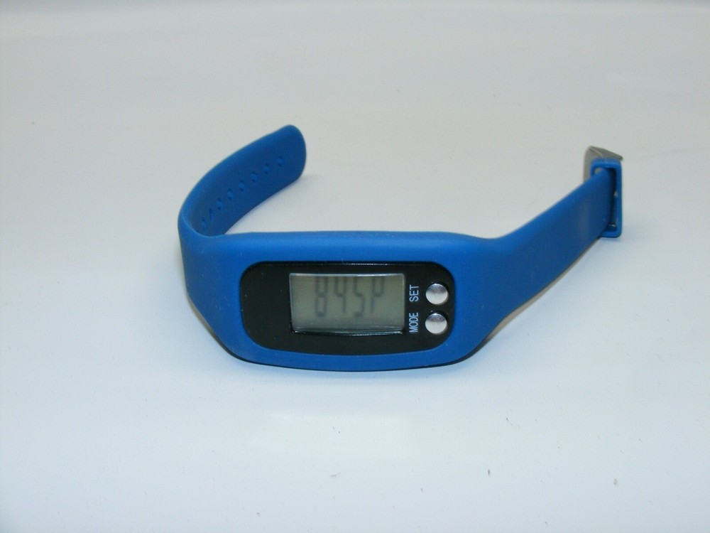 Crane Pedometer Blue Adjustable Band Used Replacement