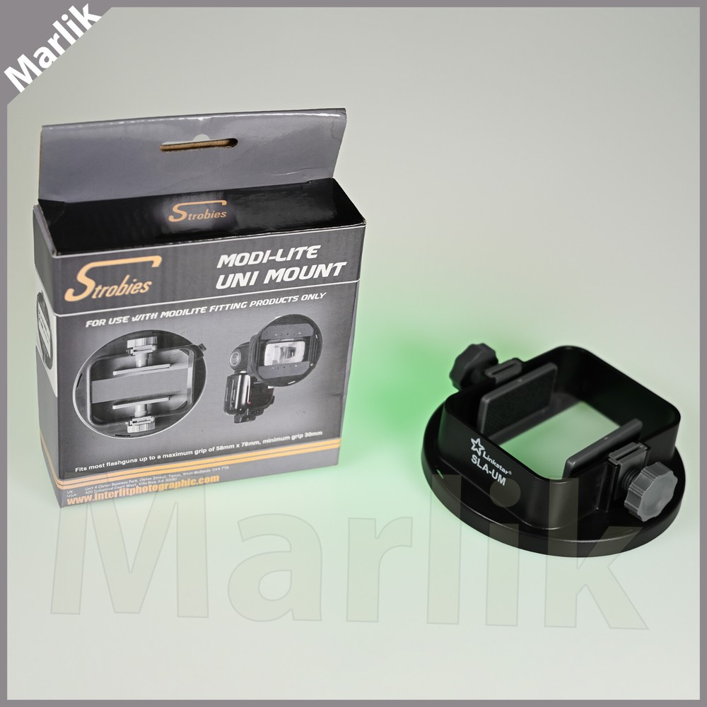 Interfit Strobies Uni-Mount Flash Accessory Holder use w Modlite Fitting Product