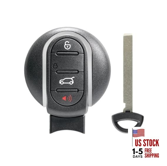 4 Button Smart Car Key Fob Keyless Entry Replacement for Mini Cooper 1