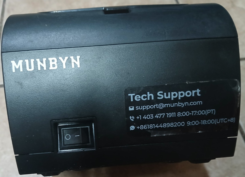 MUNBYN Thermal Receipt Printer ITPP047P ***Tested and Working As Pictured***