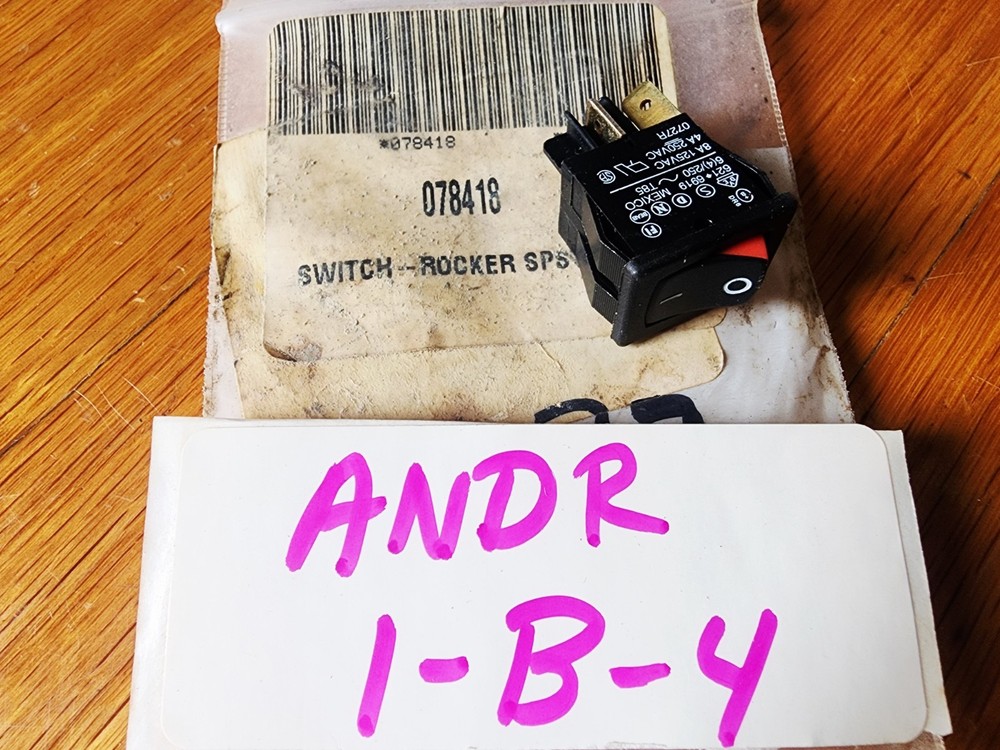 Taylor Freezers 078418 Rocker Switch