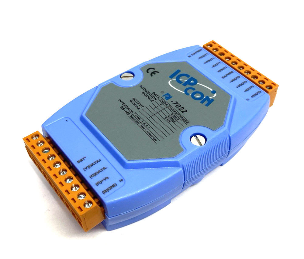 ICP DAS I-7022 2-Channel 12-bit Analog Output Data Acquisition Module