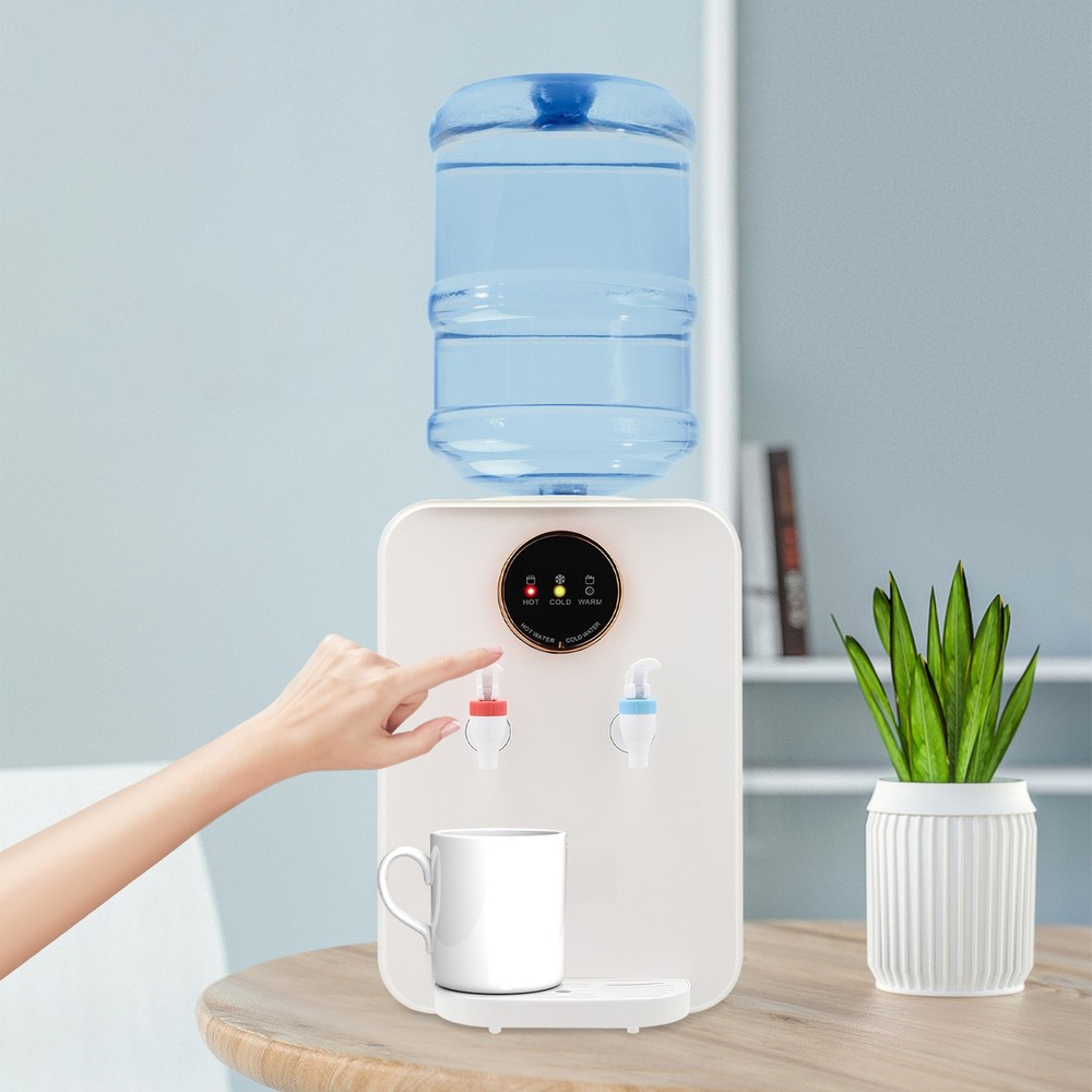 500ml Top Loading Hot Cold Water Dispenser Tabletop Countertop Drinking Machine