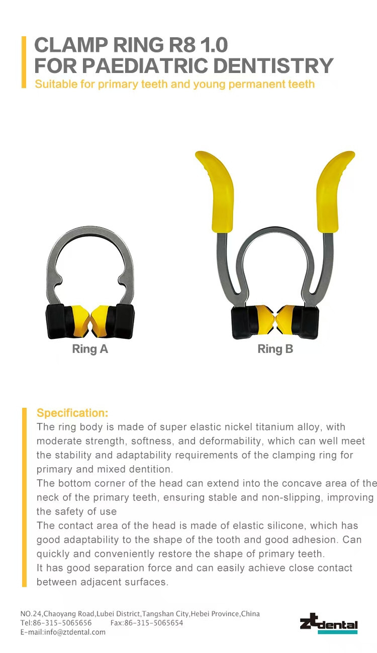 Dental Matrix Bands Ring Sectional Matrice Clamp Fit Garrison Palodent V3 System