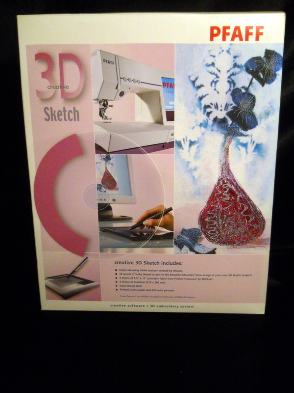 Pfaff 3D Creative Sketch Embroidery Software
