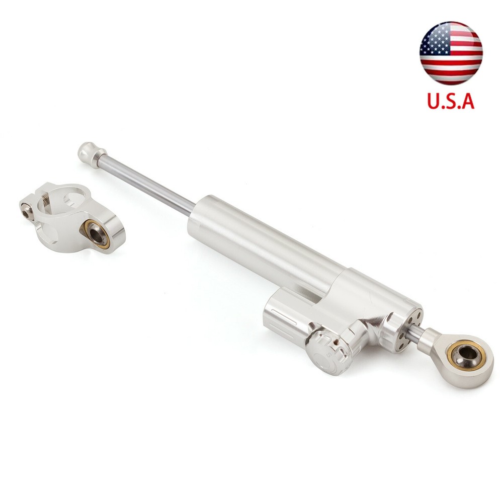 USA Steering Damper Linear Stabilizer Reversed Safety Control Universal Shock