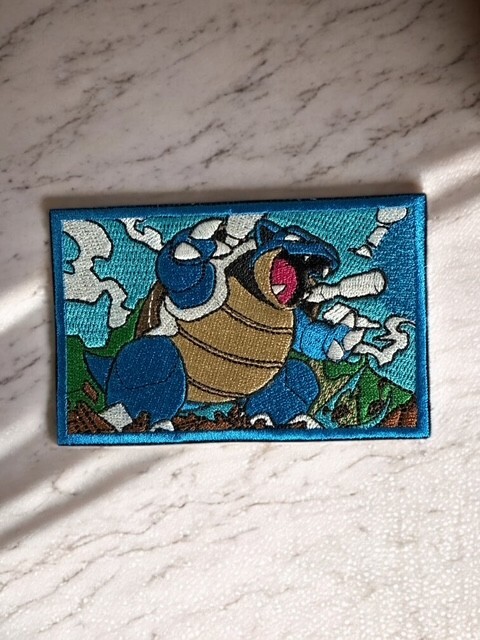 blastoise Embroidery Patch 2.34" X 4"