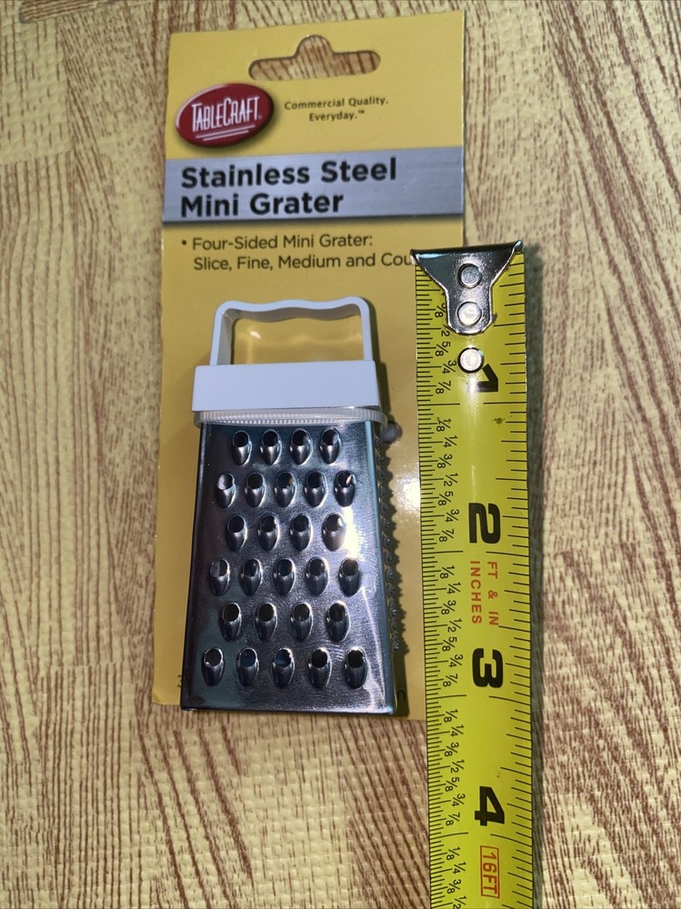 TableCraft Stainless Steel Four Sided Mini Grater