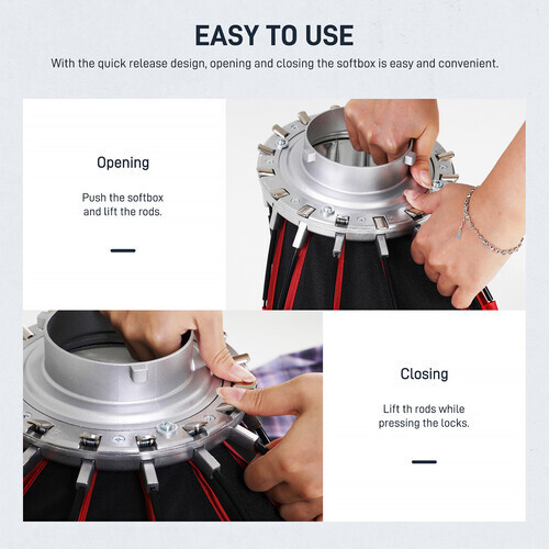 GVM Portable Quick Release Softbox 24"