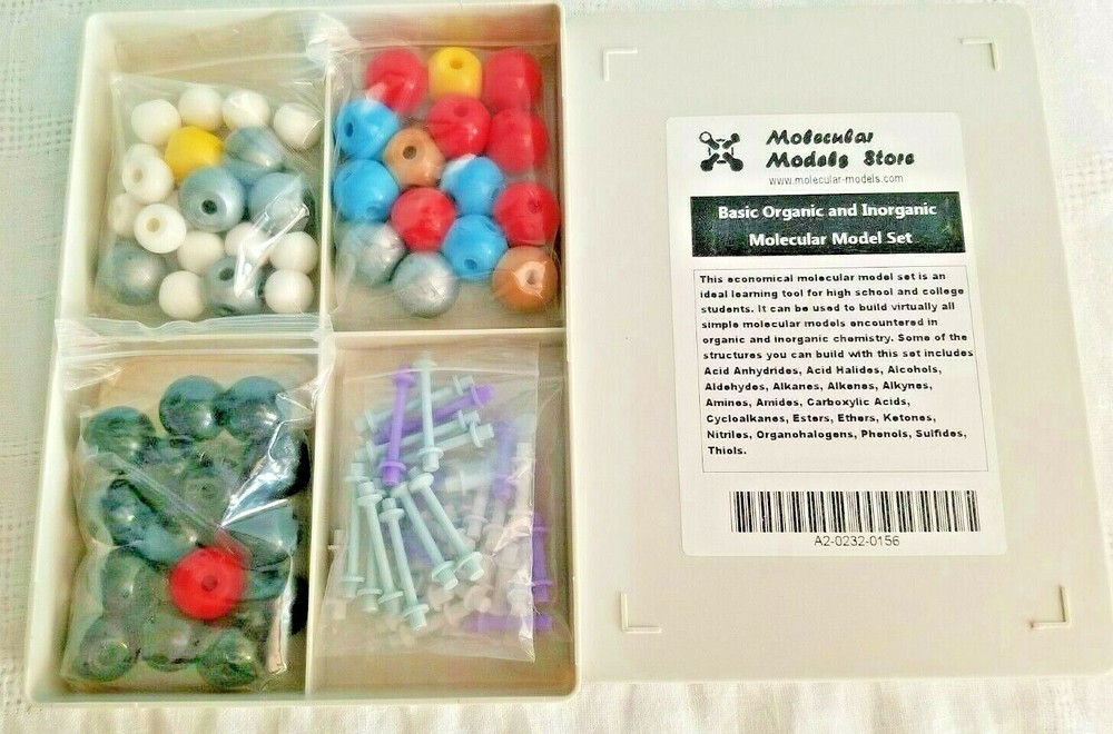Basic Organic & Inorganic Molecular Model Set  Complete