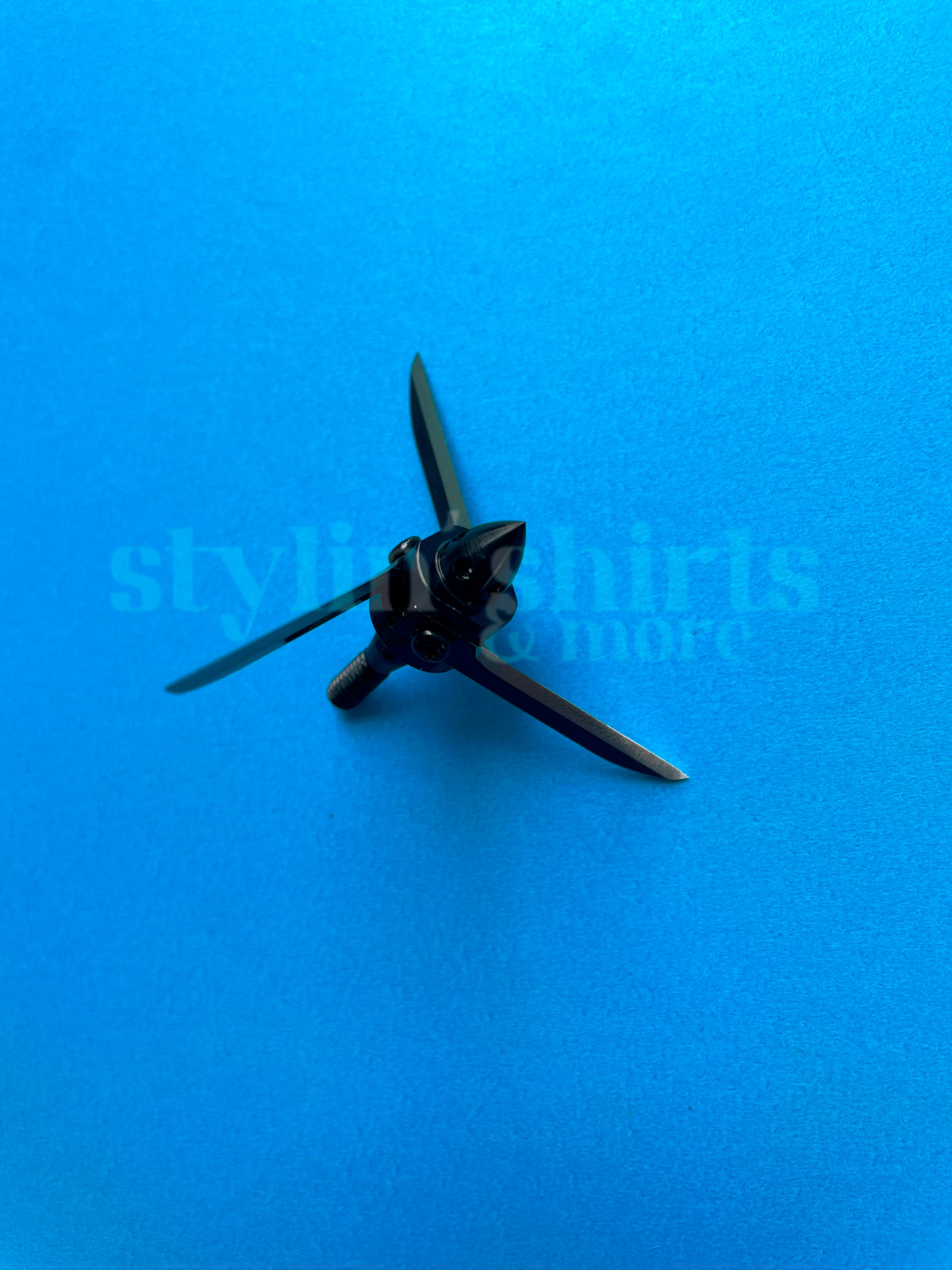 6 pack Turkey Head 100 GRAIN 2 3/4" Archery Fixed Three Blade Broadheads hunting