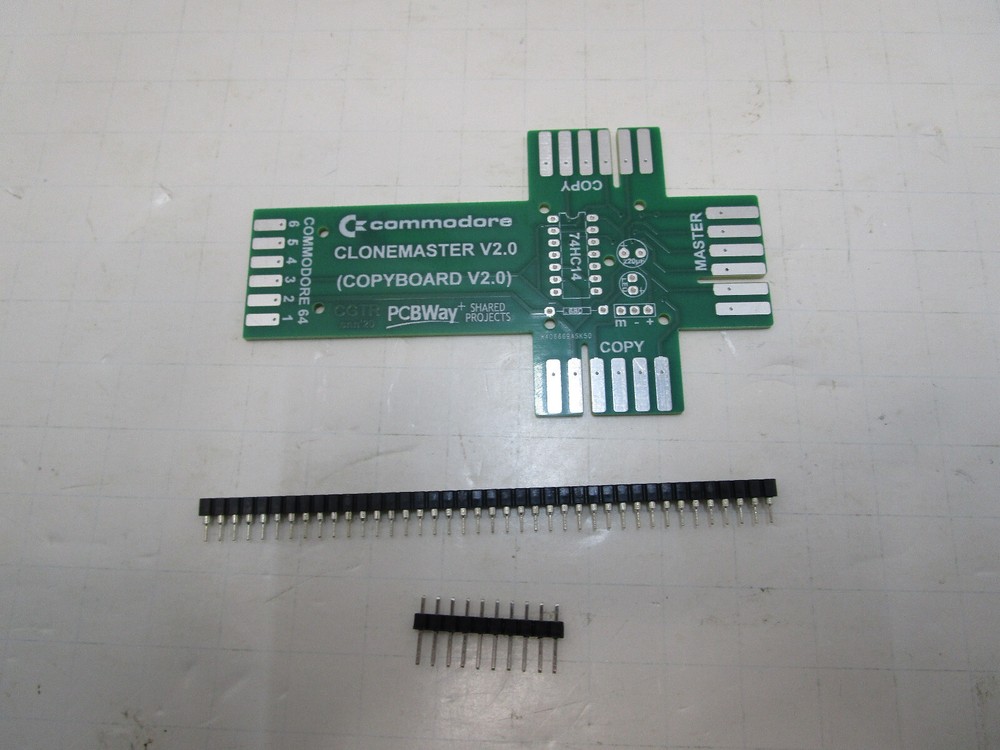 COMMODORE  CLONEMASTER V2 PCB KIT FOR COMMODORE 64 C64 VIC20 C128