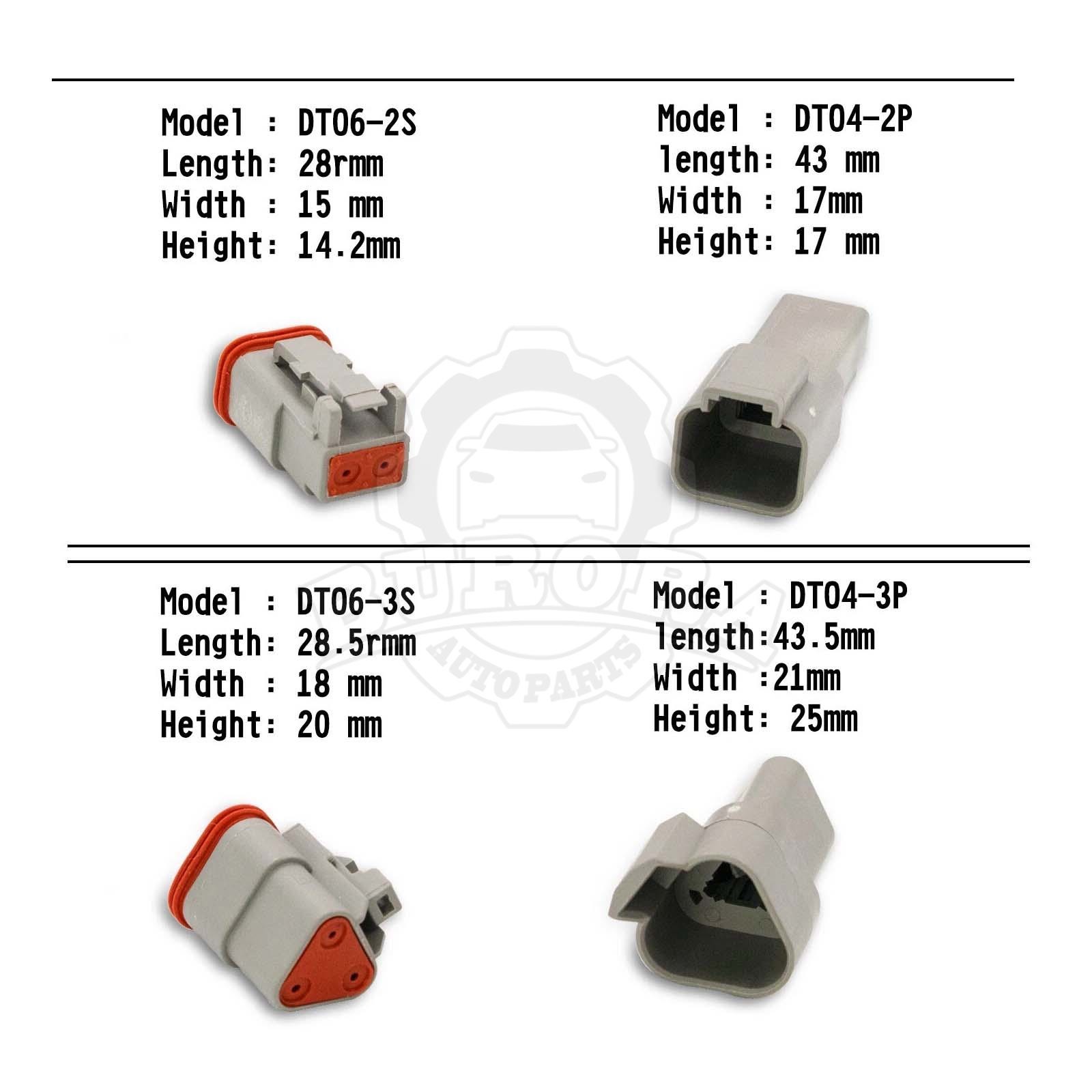 1650PCS Genuine Deutsch Connector Kit Stamped Contacts For 14,16,18,20 GA.WIRE
