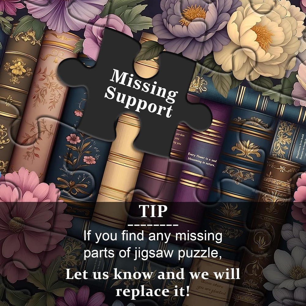 Cozy Library Aesthetic Puzzle