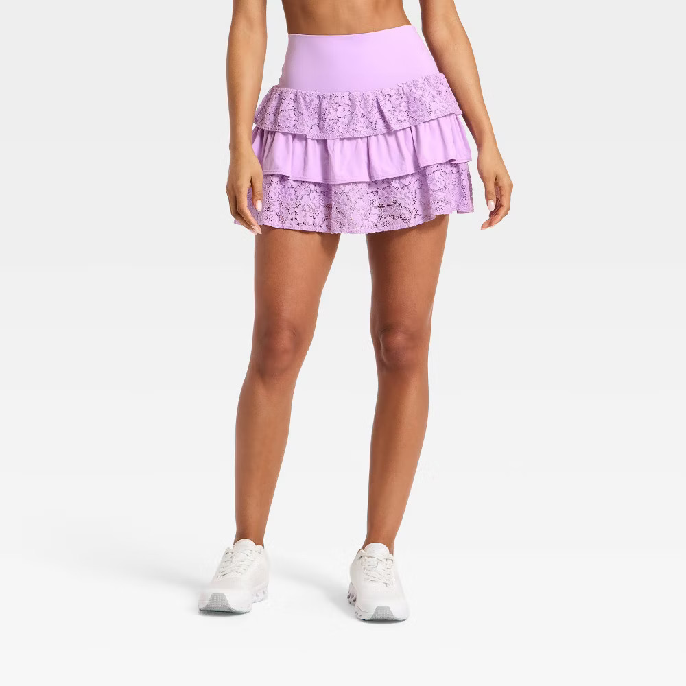 Women's Layered Ruffle Skort - JoyLab