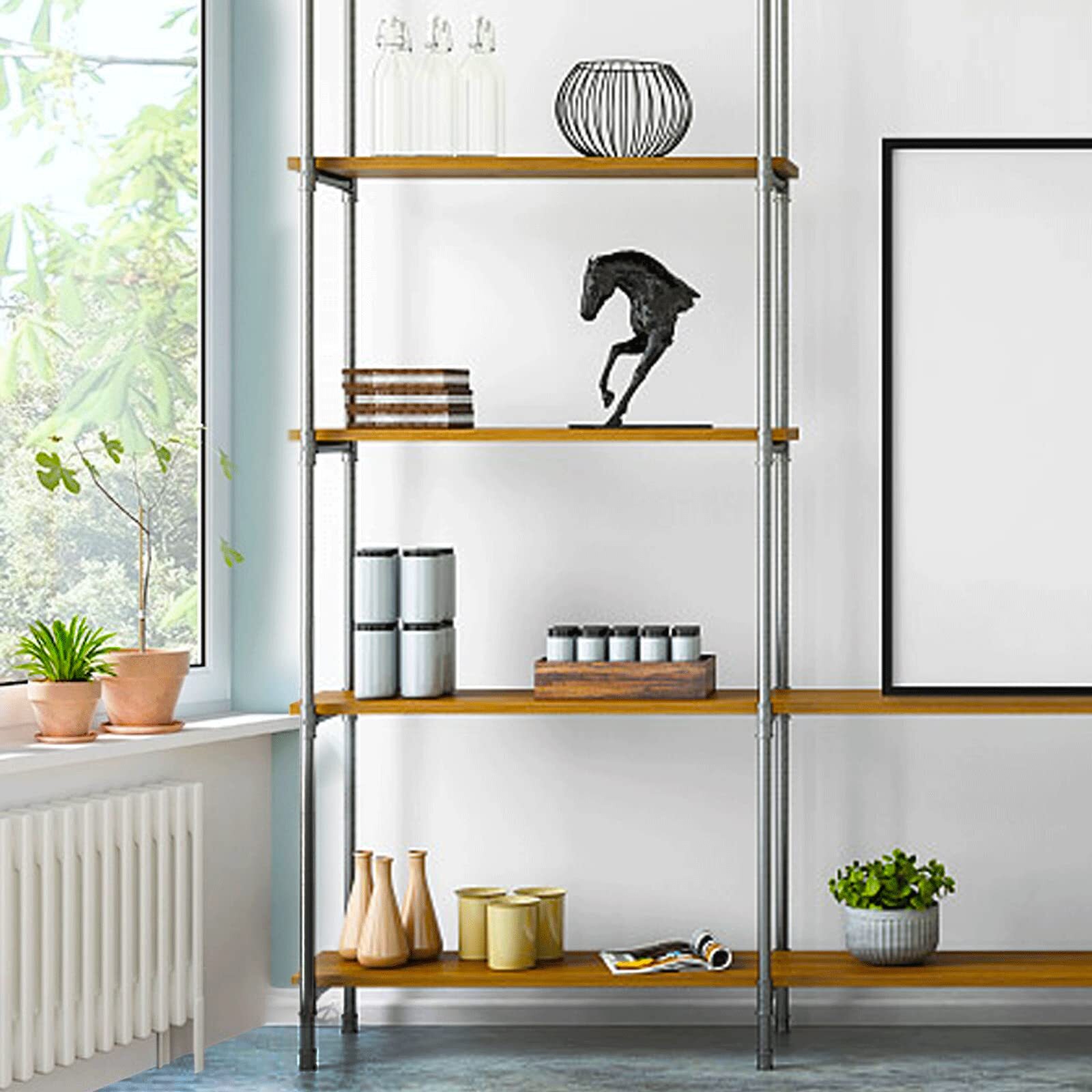 28 Pack Plastic Metal Shelf Clips Shelving Sleeves Replacements (14 Pairs)