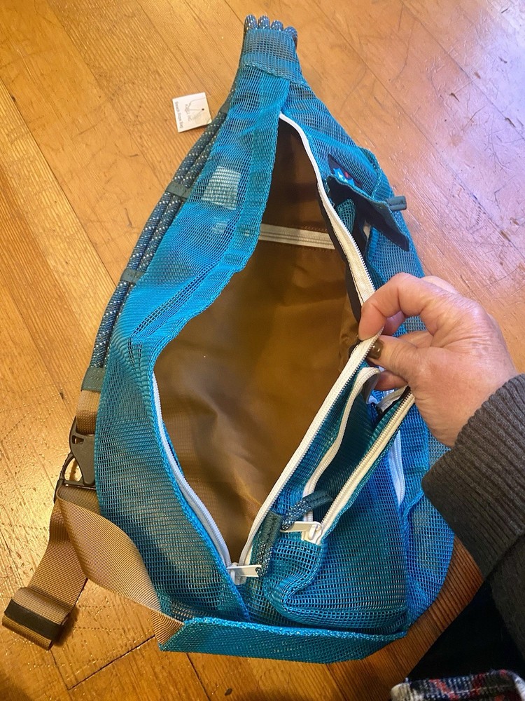 KAVU Beach Rope Bag Mesh Cool Aqua